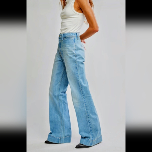 FREE PEOPLE CERINE JEANS - Picture 2 of 11